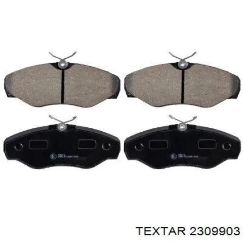 Передні тормозні колодки 2309903 Textar