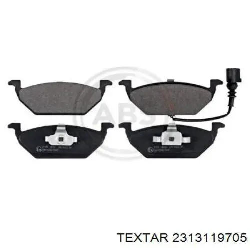 Гальмівні колодки Textar 2313119705 ціна, від 22.08 USD