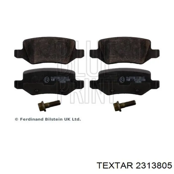 Купити 2313805 Textar Задні колодки
