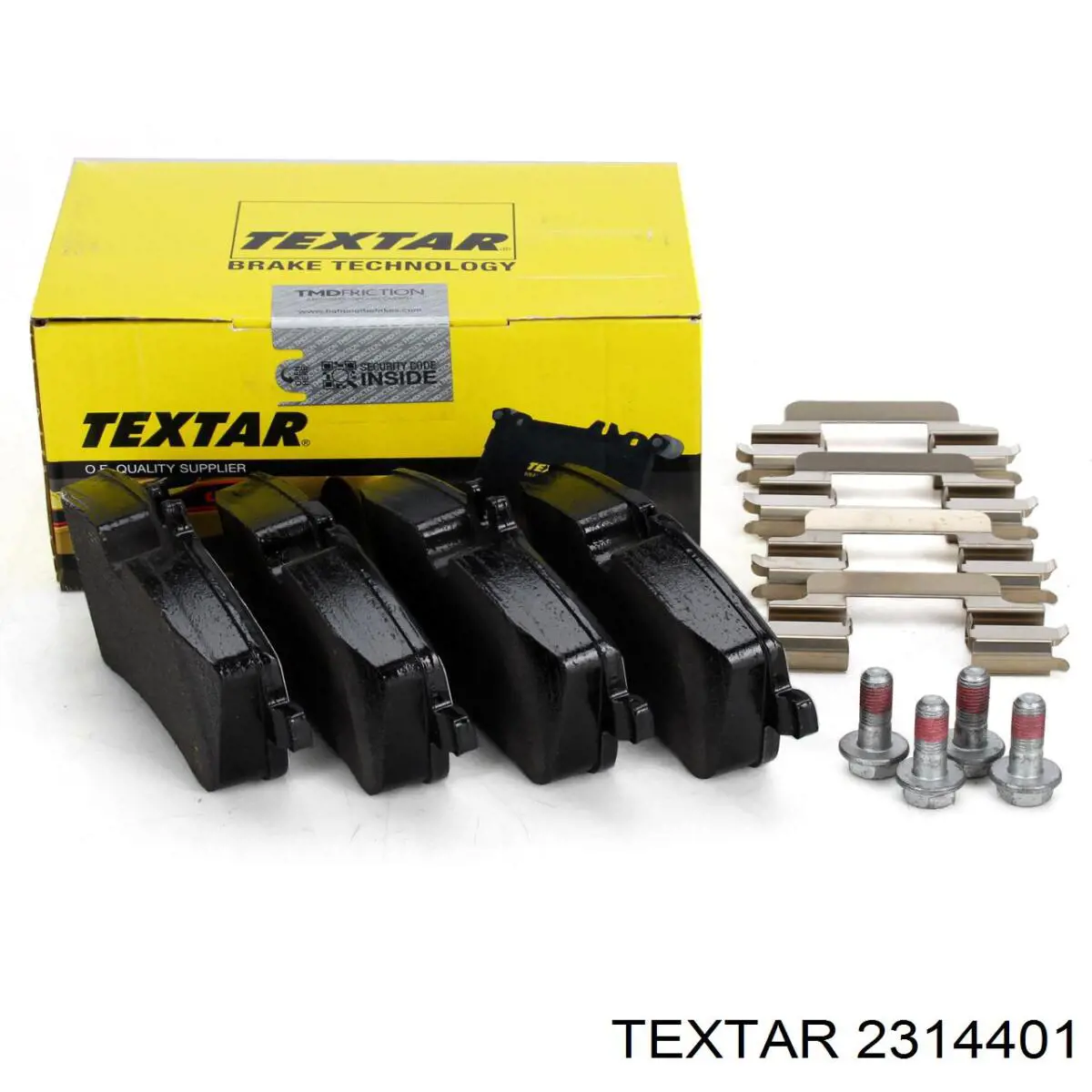 Купити 2314401 Textar Колодки гальмівні передні, дискові