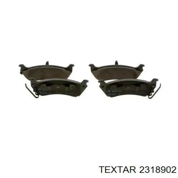 Задні гальмівні колодки Textar 2318902 ціна, від 23.87 USD