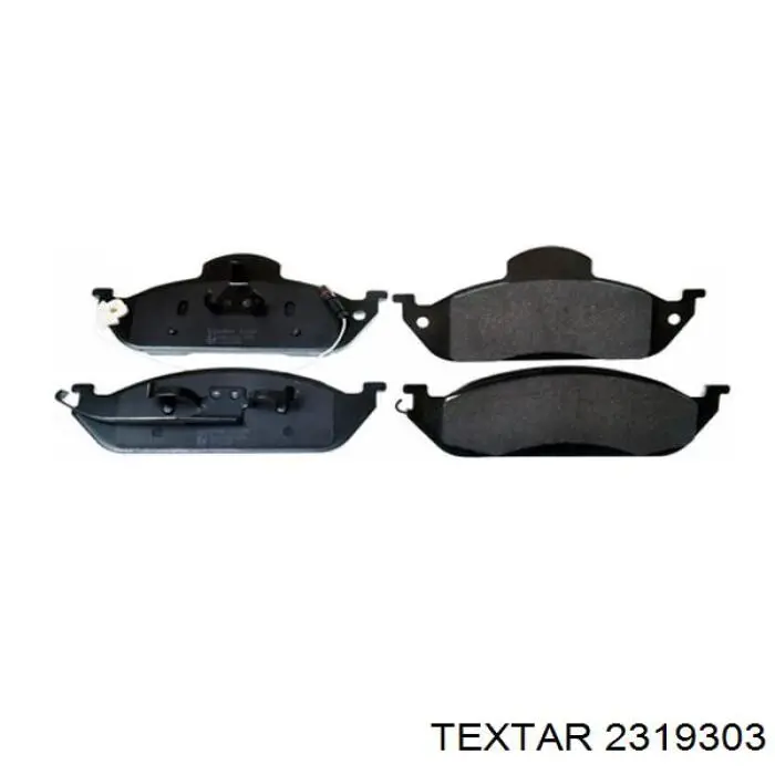 Передні тормозні колодки 2319303 Textar