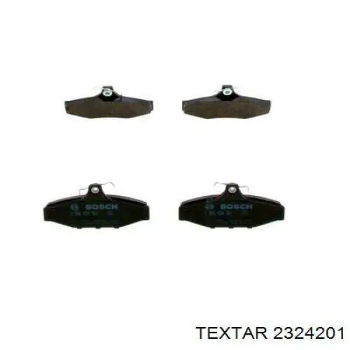 Задні гальмівні колодки Textar 2324201 ціна, від 19.77 USD