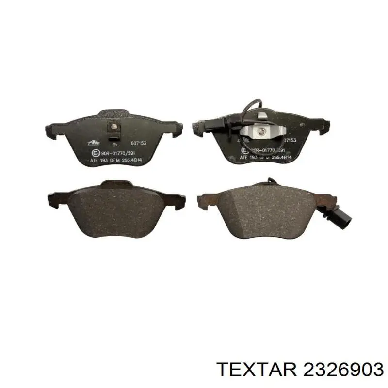 Гальмівні колодки Textar 2326903 ціна, від 25.06 USD