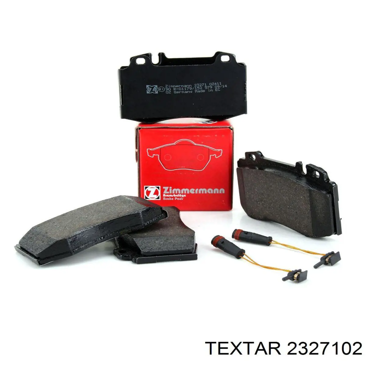Купити 2327102 Textar Колодки гальмівні передні, дискові