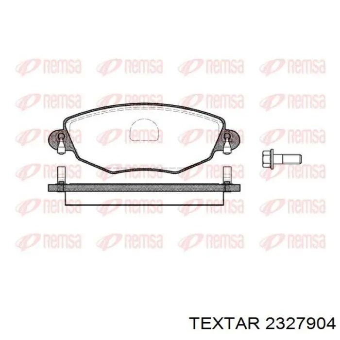 Гальмівні колодки Textar 2327904 ціна, від 19.88 USD
