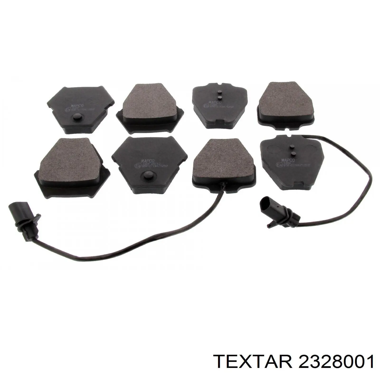 Купити 2328001 Textar Колодки гальмівні передні, дискові