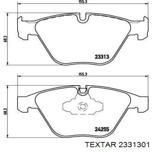 Гальмівні колодки Textar 2331301 ціна, від 62.78 USD