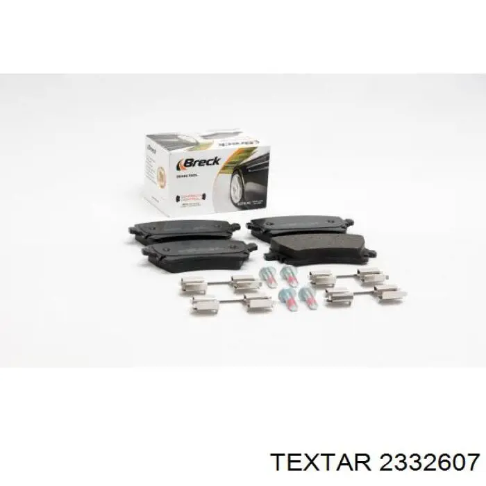 Задні дискові колодки Textar 2332607