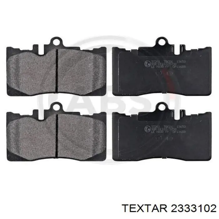 Гальмівні колодки Textar 2333102 ціна, від 22.80 USD