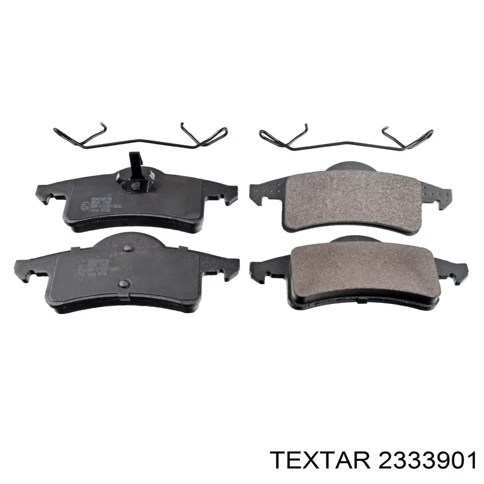 2333901 Textar Колодки гальмівні задні, дискові