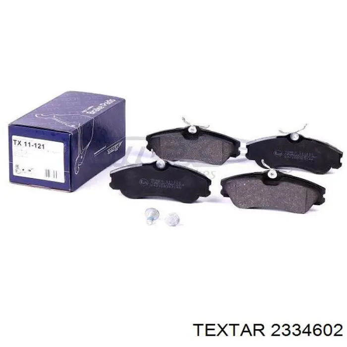 Купити 2334602 Textar Колодки гальмівні передні, дискові
