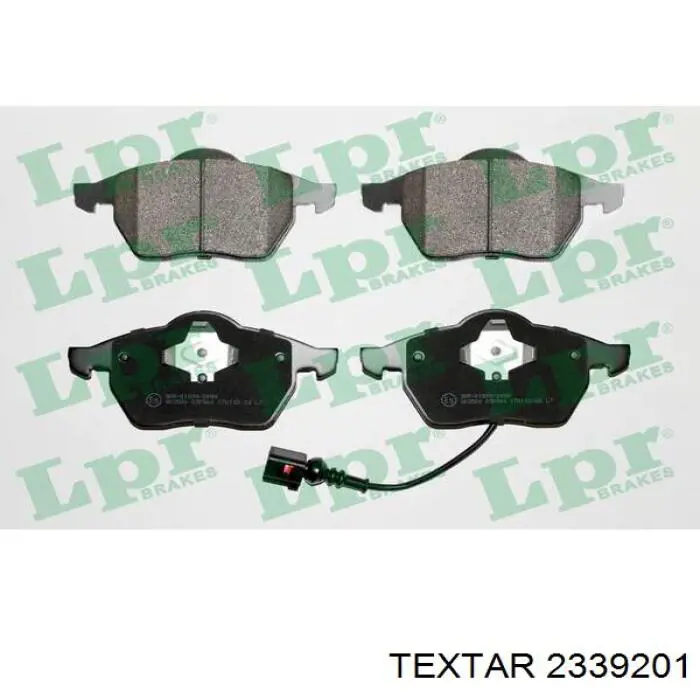 Гальмівні колодки Textar 2339201 ціна, від 23.64 USD