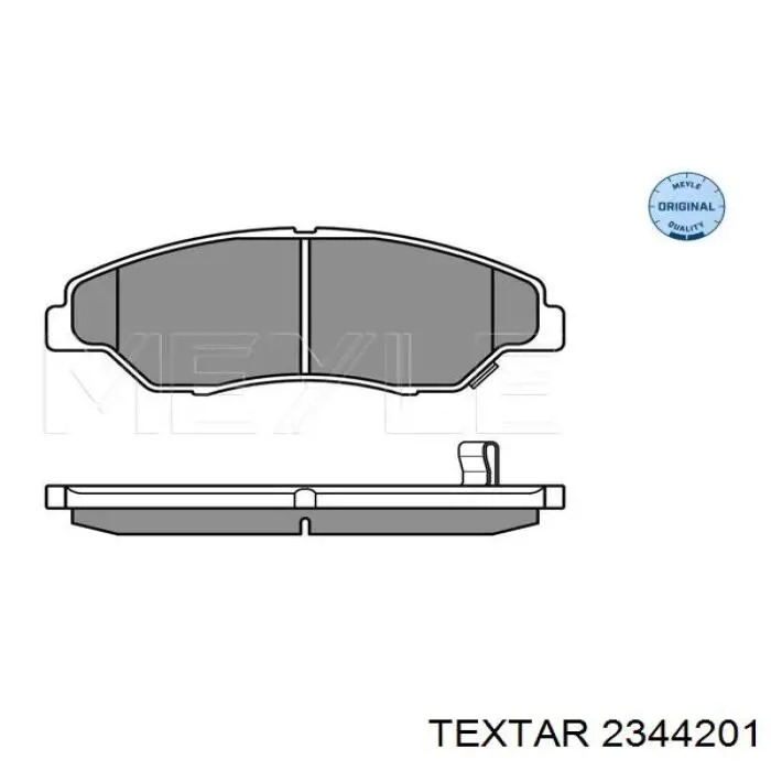 Гальмівні колодки Textar 2344201 ціна, від 20.39 USD