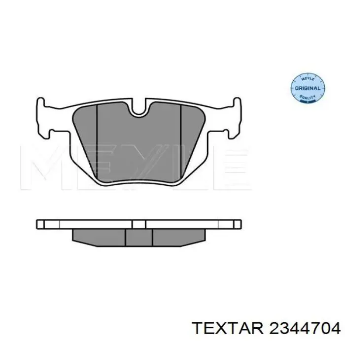 Купити 2344704 Textar Задні колодки