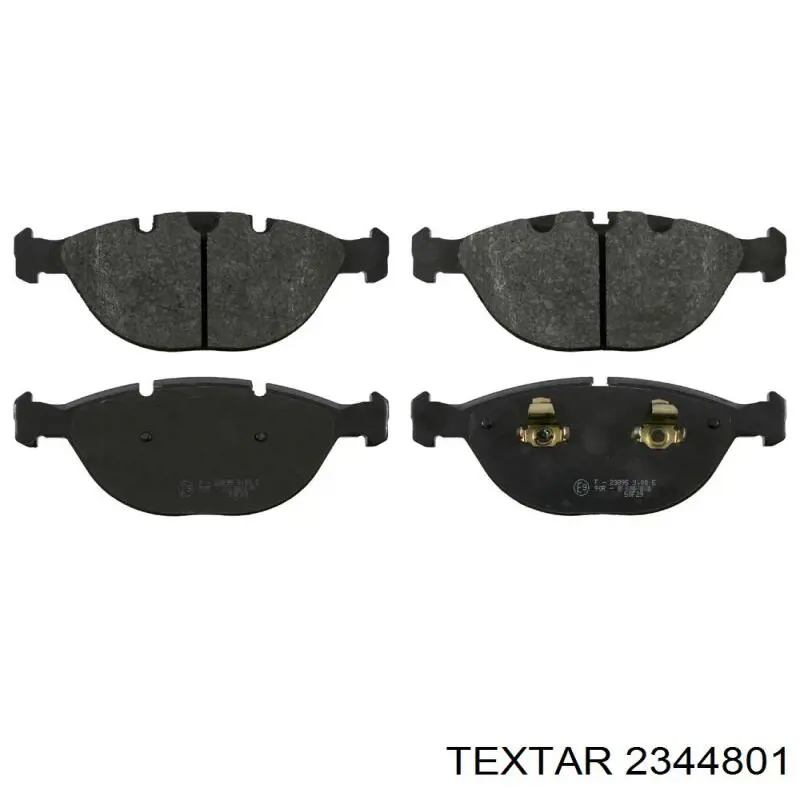 Купити 2344801 Textar Колодки гальмівні передні, дискові