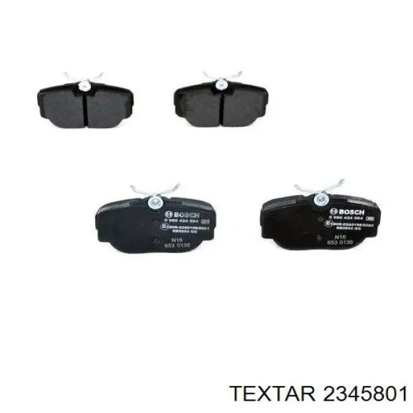 Купити 2345801 Textar Задні колодки