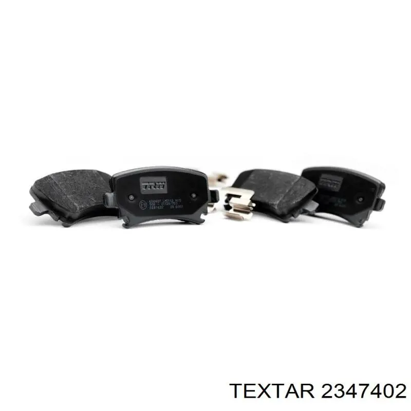 Купити 2347402 Textar Колодки гальмівні передні, дискові