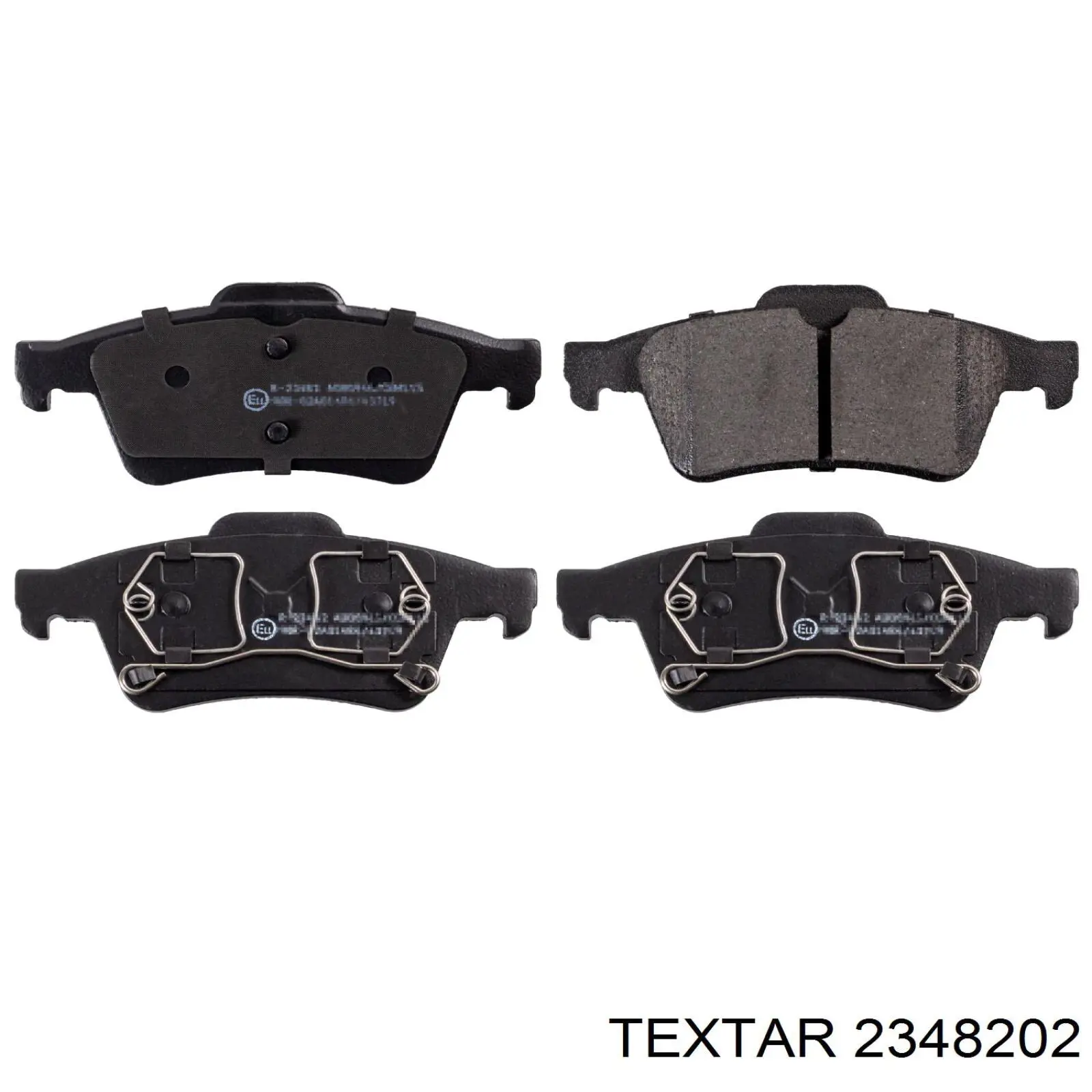 Задні гальмівні колодки Textar 2348202 ціна, від 16.47 USD