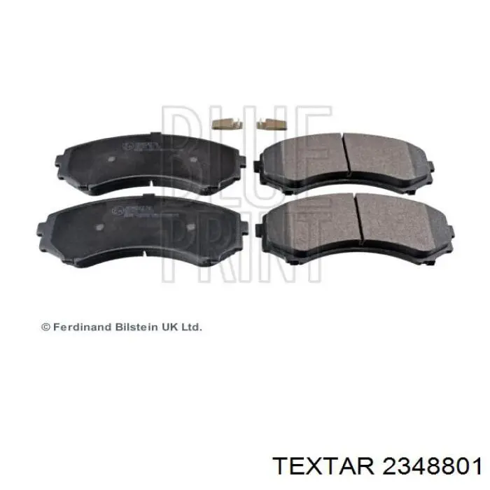 Передні тормозні колодки 2348801 Textar