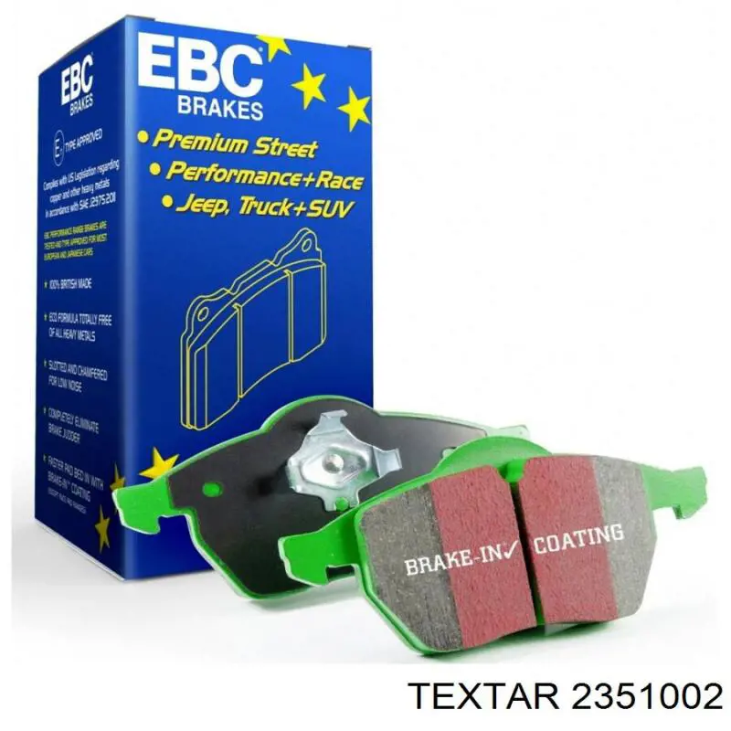 Гальмівні колодки Textar 2351002 ціна, від 12.44 USD