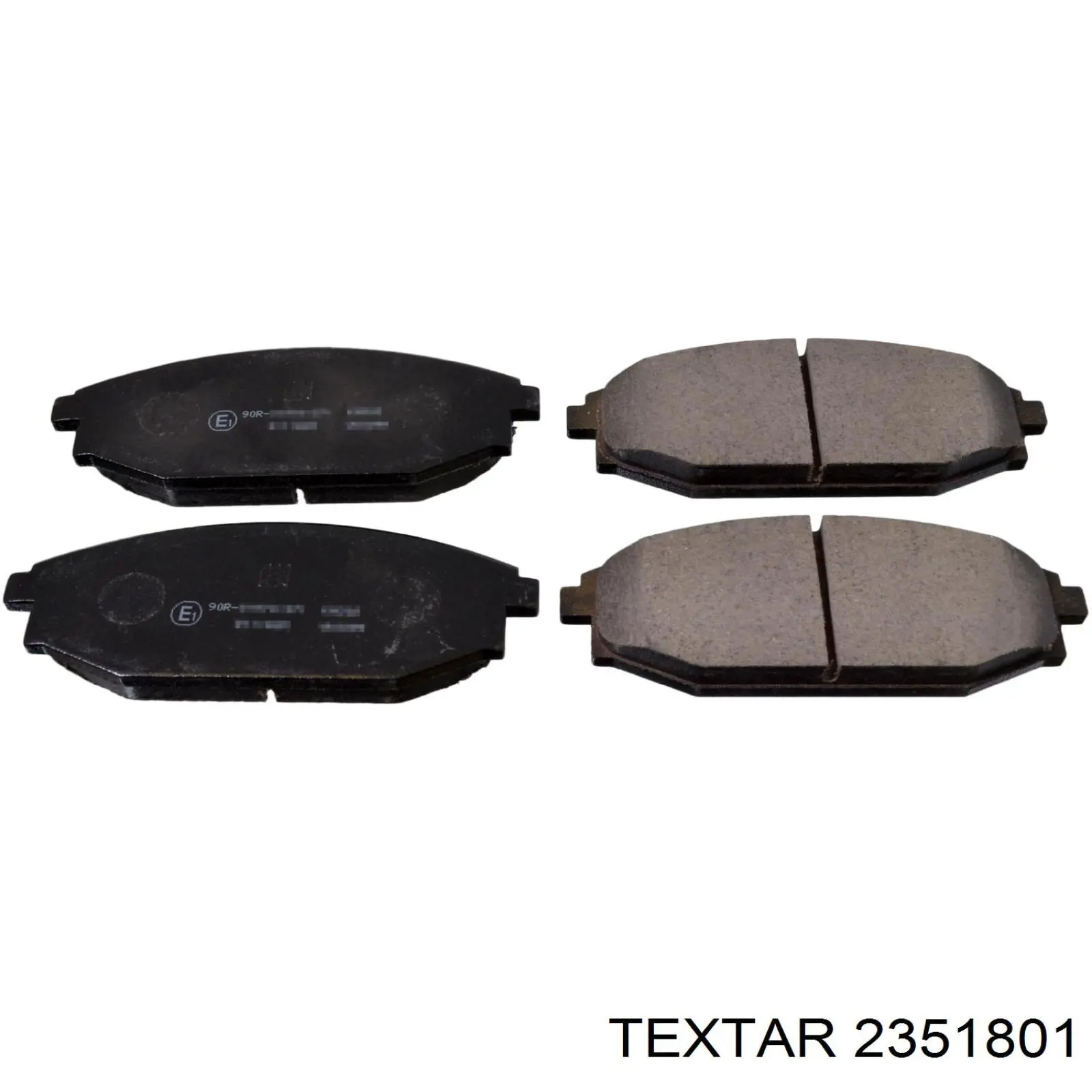 2351801 Textar Передні гальмівні колодки