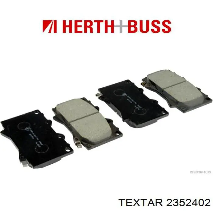Передні тормозні колодки 2352402 Textar