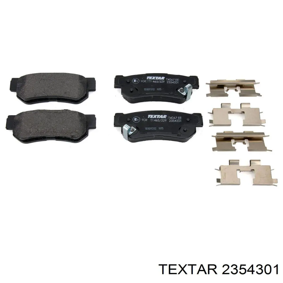 Задні гальмівні колодки Textar 2354301 ціна, від 16.22 USD