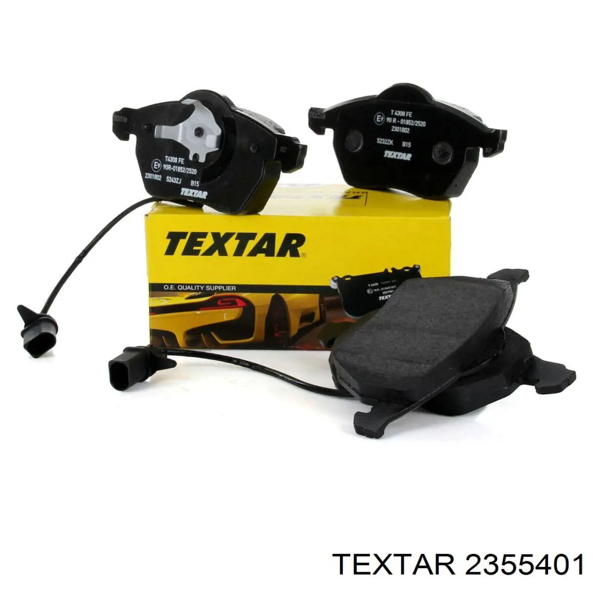 2355401 Textar Колодки гальмівні задні, дискові