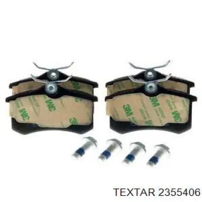 Задні дискові колодки Textar 2355406