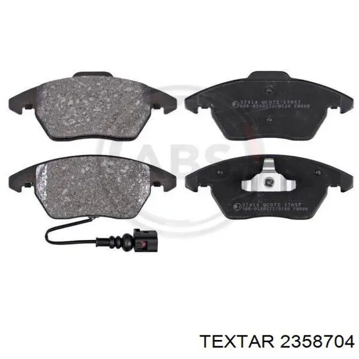 Купити 2358704 Textar Колодки гальмівні передні, дискові