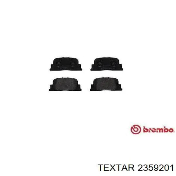 Задні дискові колодки Textar 2359201
