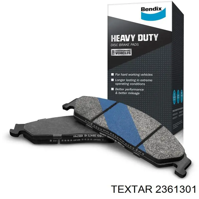 Передні тормозні колодки 2361301 Textar