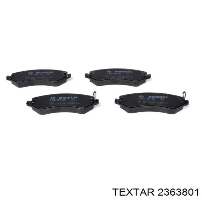 Гальмівні колодки Textar 2363801 ціна, від 22.77 USD