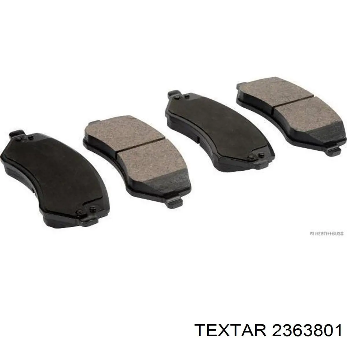 Купити 2363801 Textar Колодки гальмівні передні, дискові