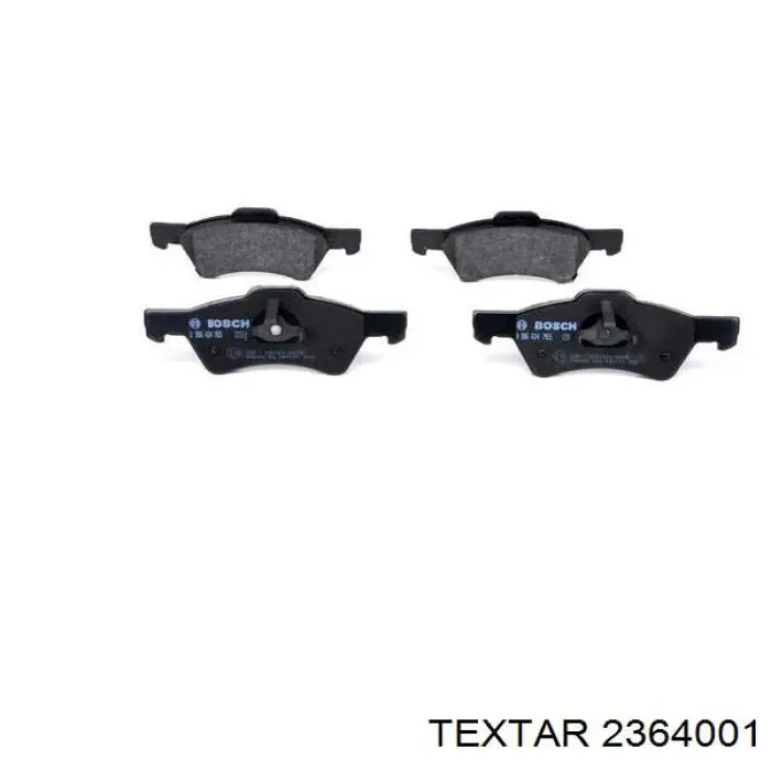 Гальмівні колодки Textar 2364001 ціна, від 24.83 USD