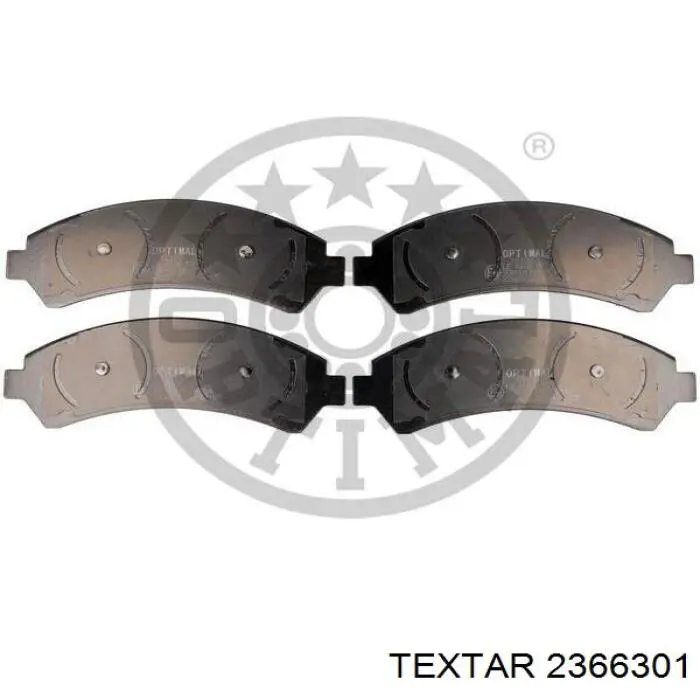 2366301 Textar Передні гальмівні колодки