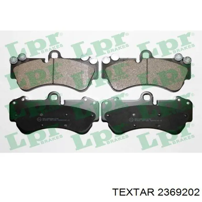 Купити 2369202 Textar Колодки гальмівні передні, дискові