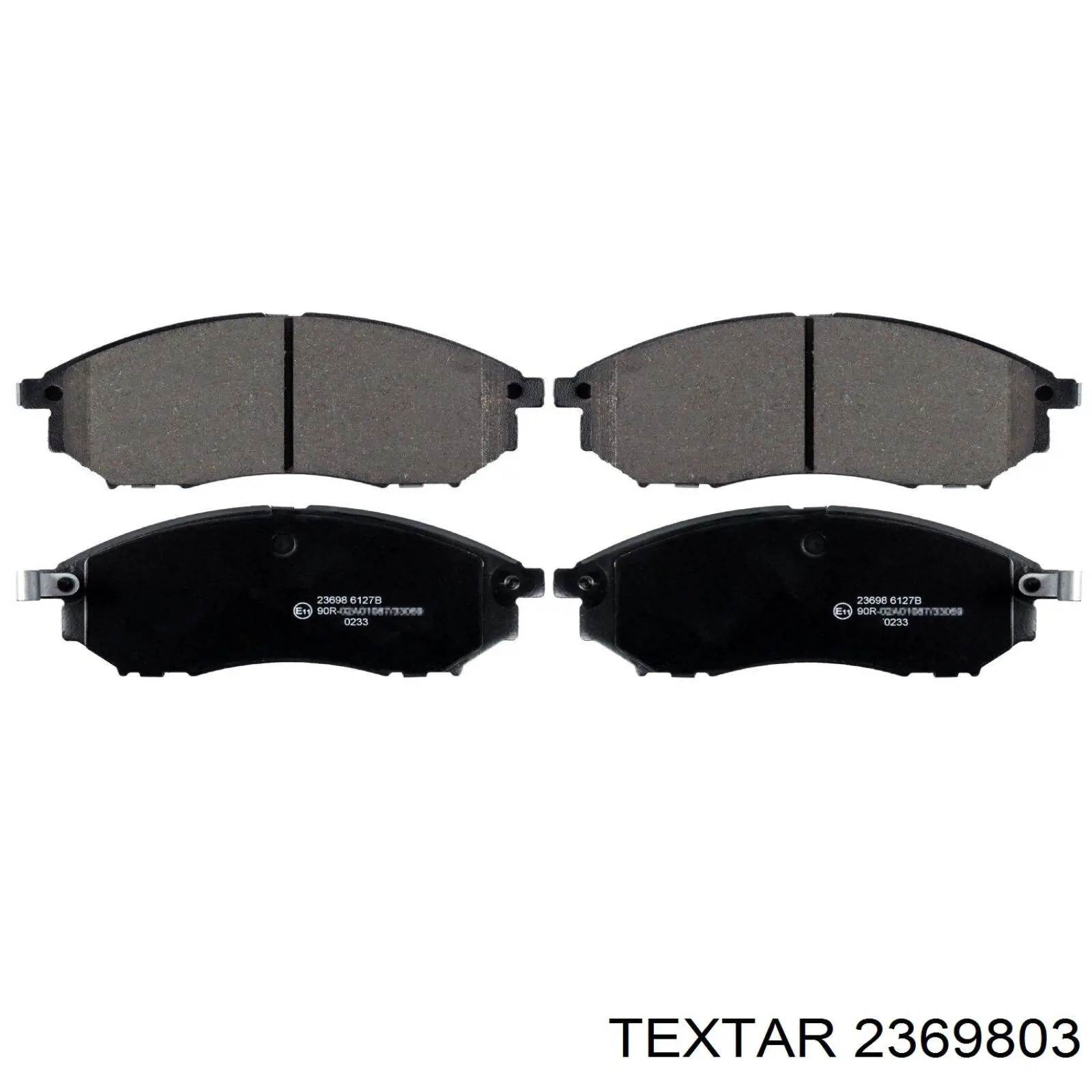 Купити 2369803 Textar Колодки гальмівні передні, дискові
