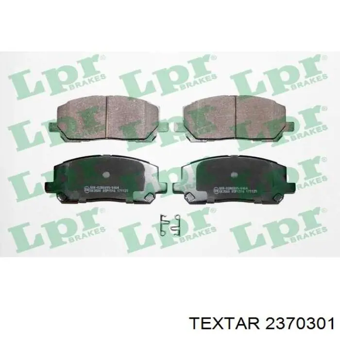 Гальмівні колодки Textar 2370301 ціна, від 24.06 USD