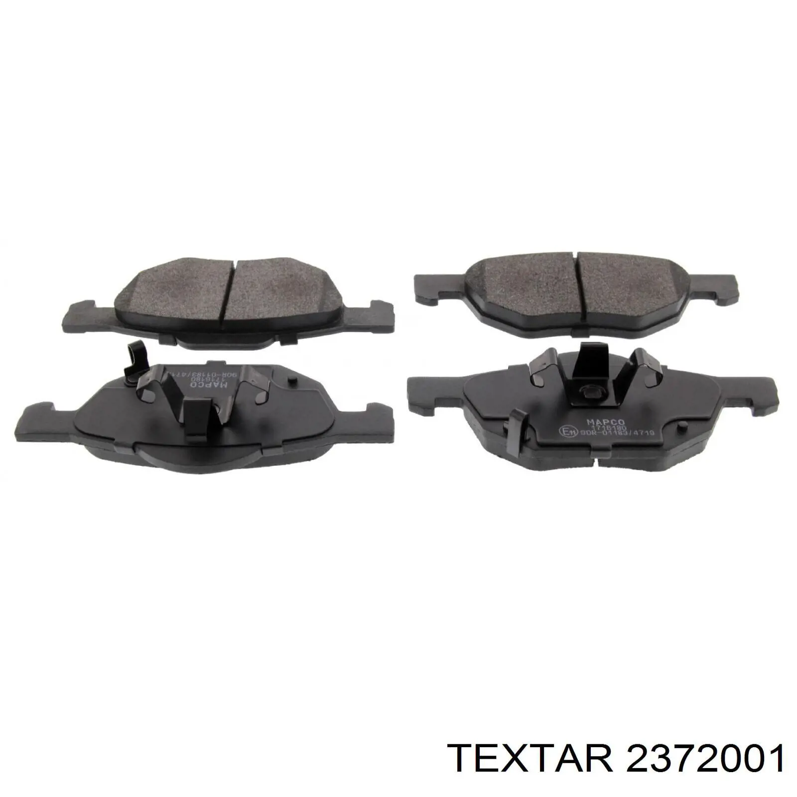 Гальмівні колодки Textar 2372001 ціна, від 25.83 USD
