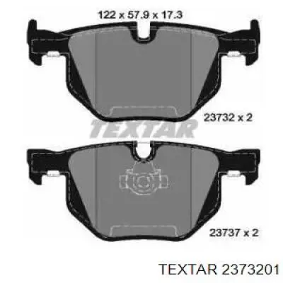 Задні гальмівні колодки Textar 2373201 ціна, від 49.66 USD