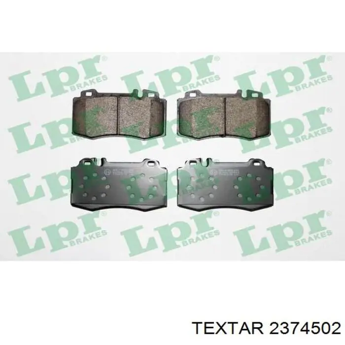 Гальмівні колодки Textar 2374502 ціна, від 41.88 USD