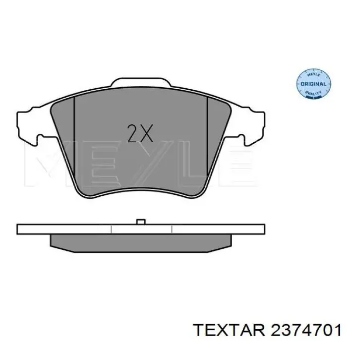 Тормозні колодки Textar 2374701