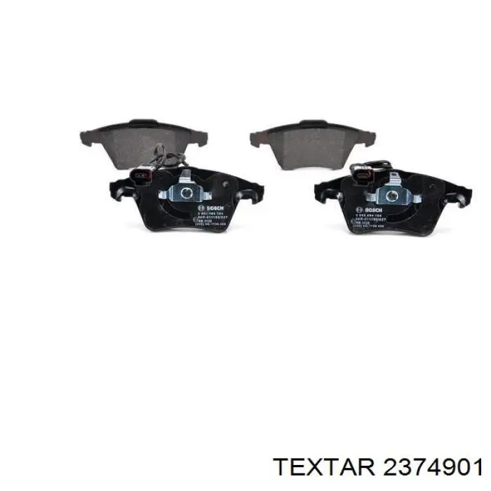 Купити 2374901 Textar Колодки гальмівні передні, дискові