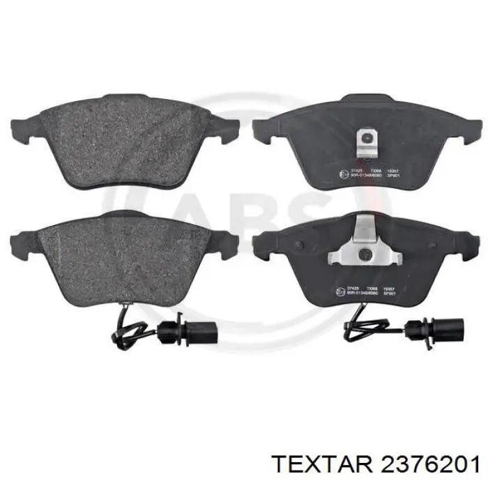 Купити 2376201 Textar Колодки гальмівні передні, дискові