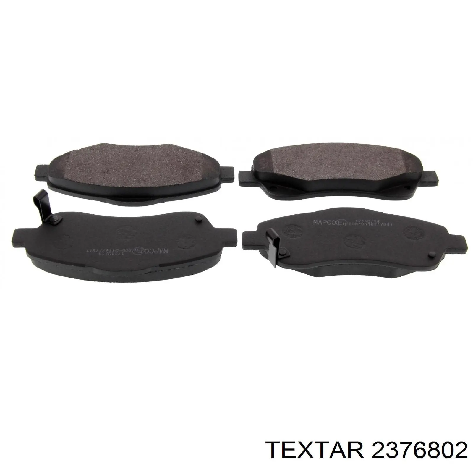 Купити 2376802 Textar Колодки гальмівні передні, дискові