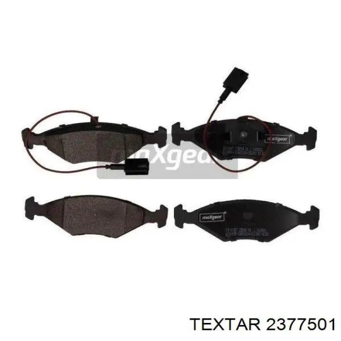 Купити 2377501 Textar Колодки гальмівні передні, дискові