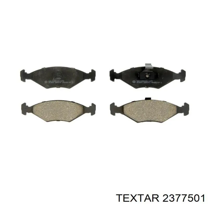 Тормозні колодки Textar 2377501