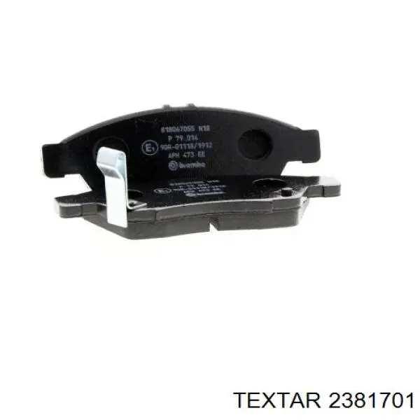 Передні тормозні колодки 2381701 Textar